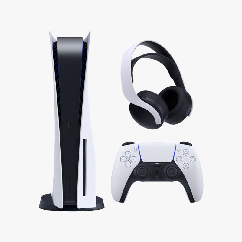 مجموعه کنسول بازی سونی 5 به همراه هدست سونی Pulse 3D
